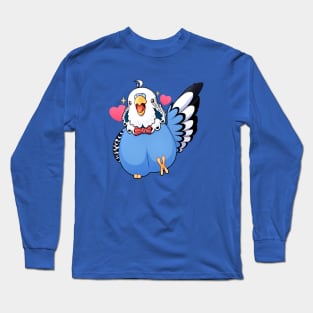 Happy Budgie Long Sleeve T-Shirt